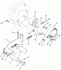 Toro 21-08K801 (308-8) - 308-8 Tractor, 1986 Ersatzteile CLUTCH, BRAKE SPEED CONTROL LINKAGE