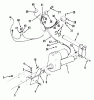 Toro 21-08K801 (308-8) - 308-8 Tractor, 1986 Ersatzteile ELECTRIC LIFT LINKAGE