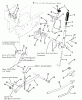 Toro 21-08K801 (308-8) - 308-8 Tractor, 1986 Ersatzteile MANUAL LIFT LINKAGE