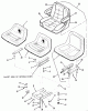 Toro 21-08K801 (308-8) - 308-8 Tractor, 1986 Ersatzteile SEAT