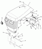 Toro 21-08K801 (308-8) - 308-8 Tractor, 1986 Ersatzteile SHEET METAL AND COVERS #1