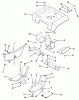 Toro 21-08K801 (308-8) - 308-8 Tractor, 1986 Ersatzteile SHEET METAL AND COVERS #3