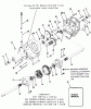 Toro 21-08K801 (308-8) - 308-8 Tractor, 1986 Ersatzteile TRANSAXLE