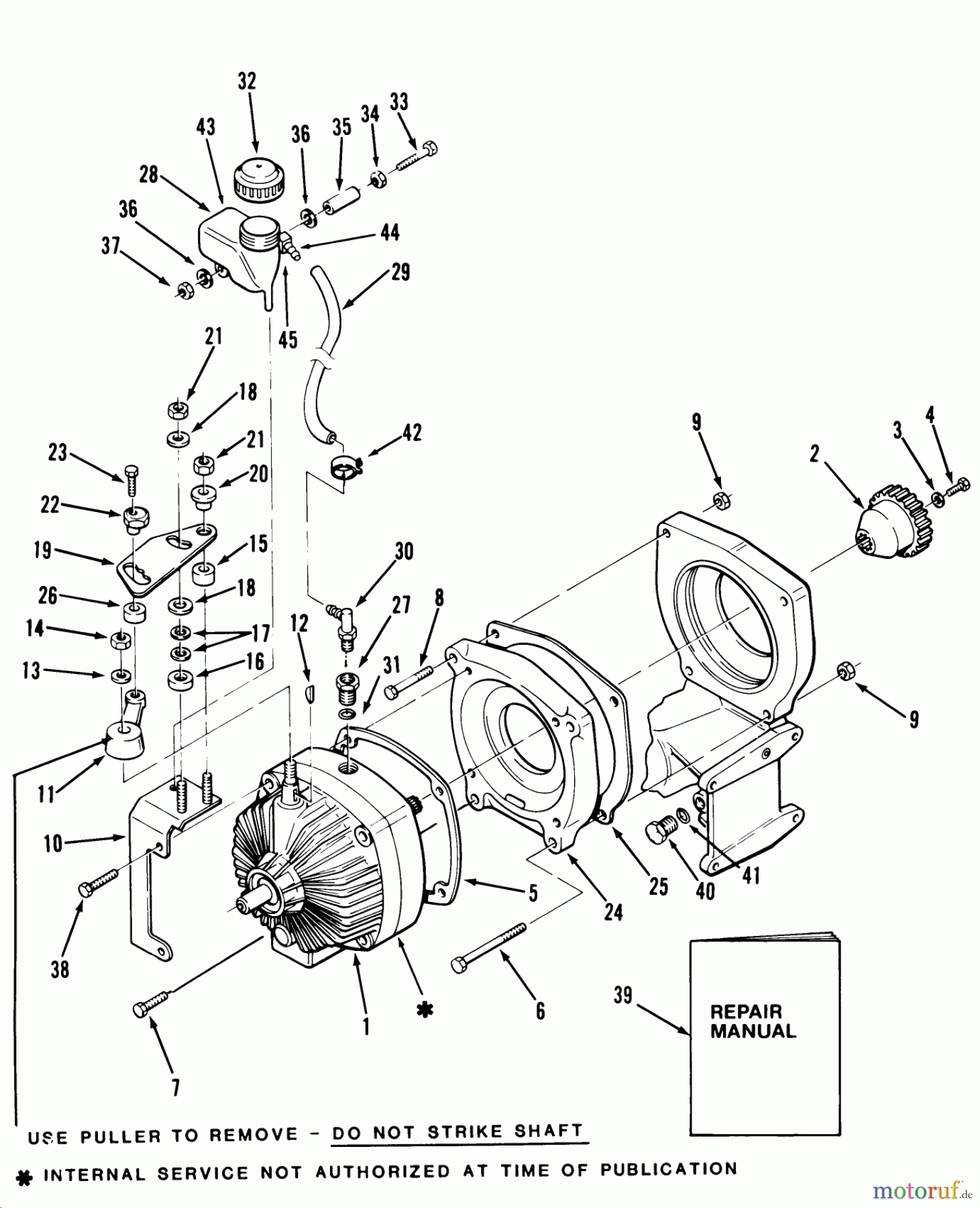 Toro Neu Mowers, Lawn & Garden Tractor Seite 1 31-18K801 (418-8) - Toro 418-8 Garden Tractor, 1987 AUTOMATIC TRANSMISSION-300 SERIES