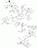 Toro 31-18KE01 (418-A) - 418-A Garden Tractor, 1987 Ersatzteile CLUTCH, BRAKE AND SPEED CONTROL LINKAGE