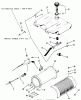 Toro 31-18KE01 (418-A) - 418-A Garden Tractor, 1987 Ersatzteile THROTTLE CHOKE AND FUEL SYSTEM
