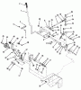 Toro 21-14K801 (314-8) - 314-8 Garden Tractor, 1985 Ersatzteile CLUTCH, BRAKE & SPEED CONTROL LINKAGE-300/400 #1