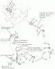 Toro 21-14K801 (314-8) - 314-8 Garden Tractor, 1985 Ersatzteile HYDRAULIC LIFT LINKAGE-400 SERIES