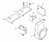 Toro 31-14K804 (414-8) - 414-8 Garden Tractor, 1989 Ersatzteile KOHLER BAFFLES & SHROUDS