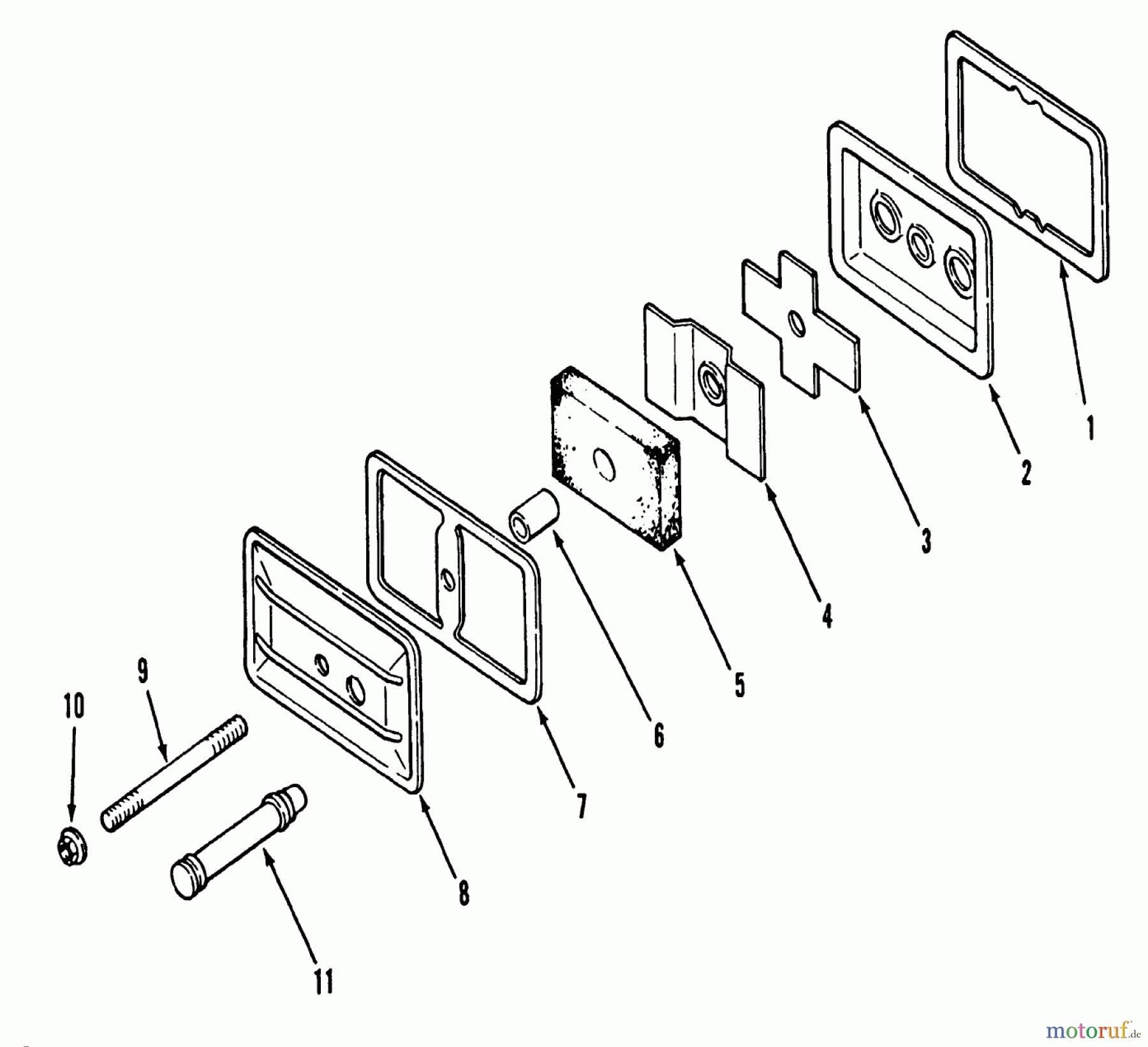 Toro Neu Mowers, Lawn & Garden Tractor Seite 1 31-16O801 (416-8) - Toro 416-8 Garden Tractor, 1989 KOHLER BREATHER & VENT