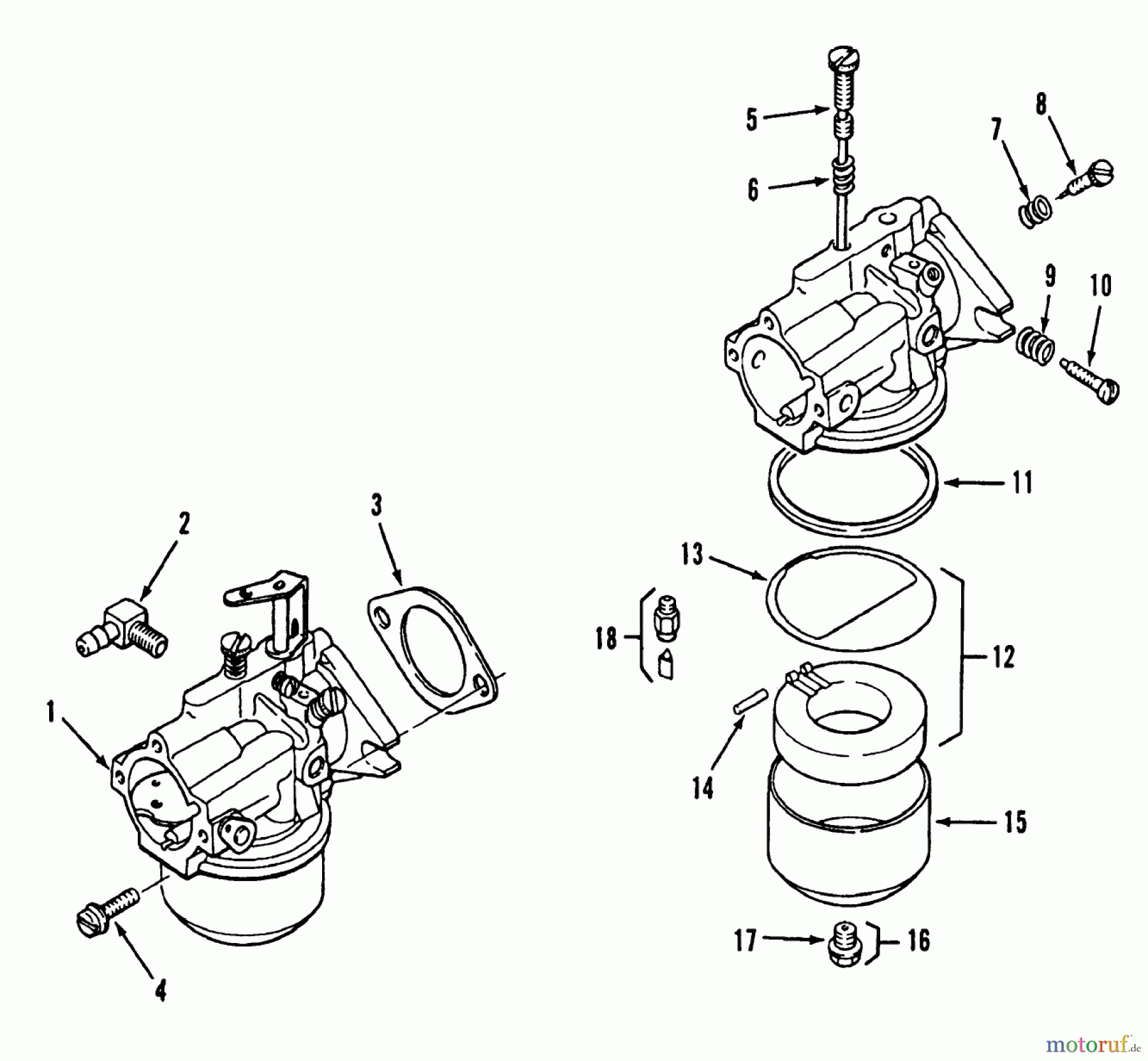 Toro Neu Mowers, Lawn & Garden Tractor Seite 1 31-16O801 (416-8) - Toro 416-8 Garden Tractor, 1989 KOHLER CARBURETORS