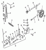 Toro 31-14K804 (414-8) - 414-8 Garden Tractor, 1989 Ersatzteile KOHLER GOVERNOR LINKAGE