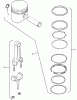 Toro 31-14K804 (414-8) - 414-8 Garden Tractor, 1989 Ersatzteile KOHLER PISTON & RINGS