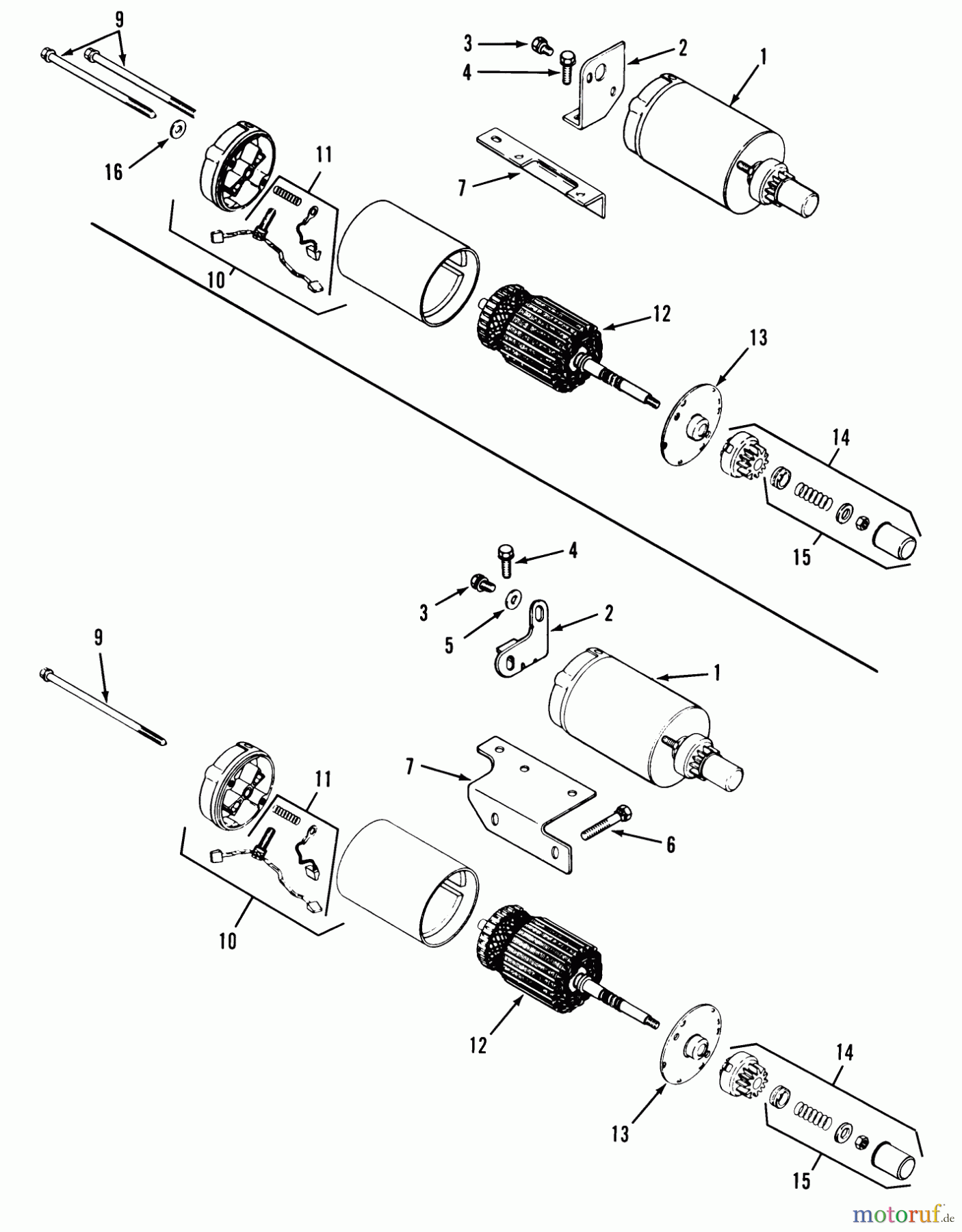  Toro Neu Mowers, Lawn & Garden Tractor Seite 1 31-16O801 (416-8) - Toro 416-8 Garden Tractor, 1989 KOHLER STARTER
