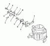 Toro 31-14K804 (414-8) - 414-8 Garden Tractor, 1989 Ersatzteile ONAN CHOKE LINKAGE