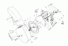 Toro 30576 (117) - 52" Grass Collection System, Groundsmaster 117, 1986 (600001-699999) Ersatzteile BAGGING SYSTEM GROUNDSMASTER 117 BLOWER ASSEMBLY