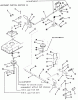 Toro B2-16B591 (216-5) - 216-5 Tractor, 1987 Ersatzteile BRAKE AND CLUTCH LINKAGE 3 & 5 SPEEDS
