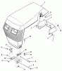 Toro B2-16B591 (216-5) - 216-5 Tractor, 1987 Ersatzteile FRAME, SHEET METAL AND COVERS #1