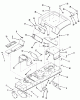 Toro B2-16B591 (216-5) - 216-5 Tractor, 1987 Ersatzteile FRAME, SHEET METAL AND COVERS #2