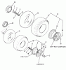 Toro B2-16B591 (216-5) - 216-5 Tractor, 1987 Ersatzteile WHEELS AND TIRES