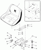 Toro 22-11B302 (211-3) - 211-3 Tractor, 1986 Ersatzteile SEAT AND SUSPENSION