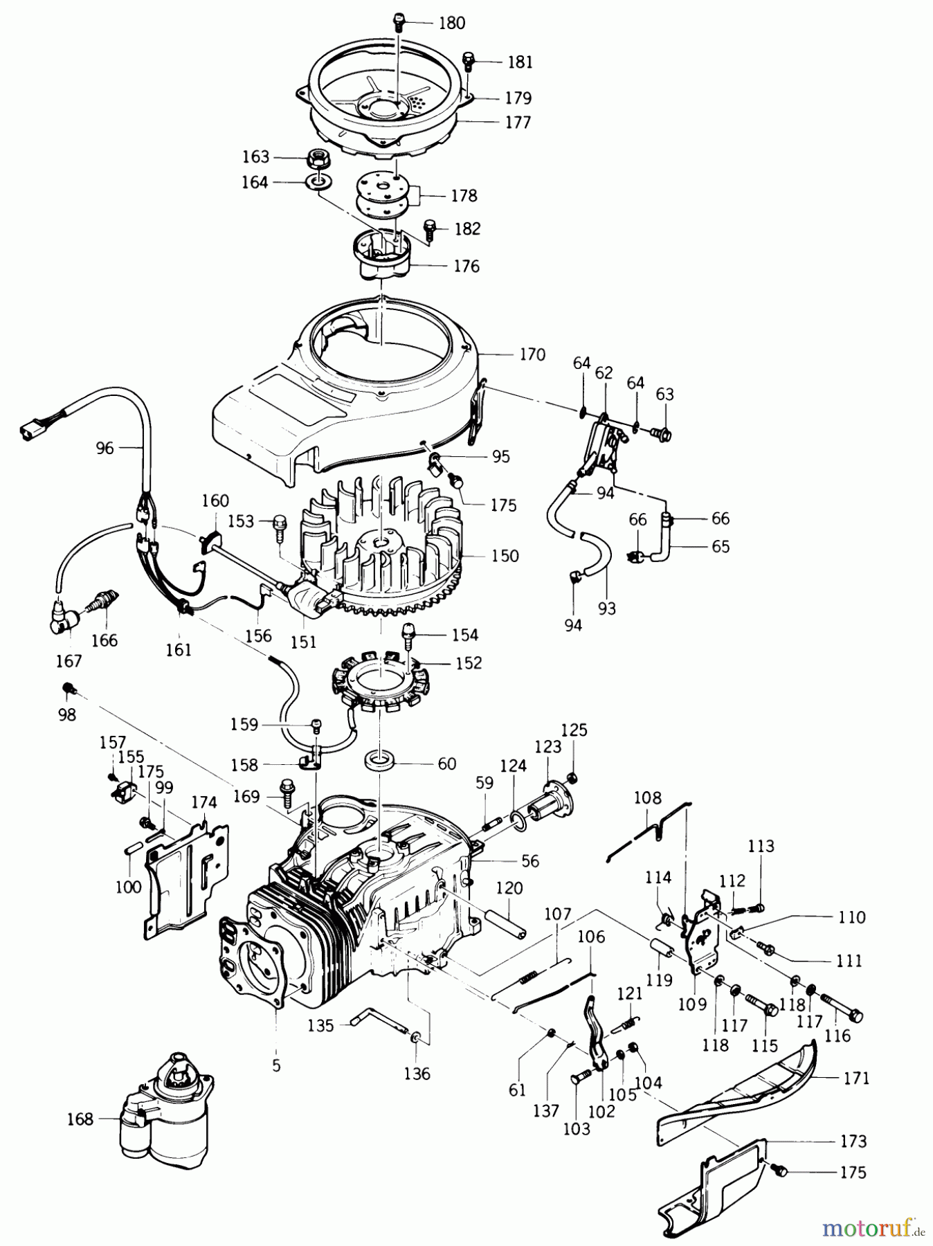 Toro Neu Mowers, Lawn & Garden Tractor Seite 1 22-17KE01 (257-H) - Toro 257-H Tractor, 1988 KAWASAKI FC540V TYPE AS-08 ENGINE #1