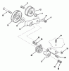 Toro 22-13KE02 (252-H) - 252-H Tractor, 1989 Ersatzteile CLUTCH, BRAKE AND SPEED CONTROL LINKAGE #2