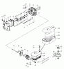 Toro 22-13KE02 (252-H) - 252-H Tractor, 1989 Ersatzteile CYLINDER HEAD, VALVES, CAMSHAFT, AIR FILTER ASSEMBLY AND CARBURETOR