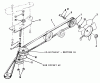 Toro 22-13KE02 (252-H) - 252-H Tractor, 1989 Ersatzteile DRIVE BELT AND PULLEYS-AUTOMATIC MODEL
