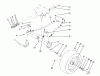 Toro 22-14O501 (244-5) - 244-5 Yard Tractor, 1991 (1000001-1999999) Ersatzteile FRONT AXLE ASSEMBLY