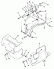 Toro 22-14O502 (244-5) - 244-5 Yard Tractor, 1992 (2000001-2999999) Ersatzteile 14HP ENGINE GOVERNOR LINKAGE & COVER ASSEMBLY