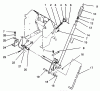 Toro 22-14O502 (244-5) - 244-5 Yard Tractor, 1992 (2000001-2999999) Ersatzteile LIFT BAR LINKAGE ASSEMBLY