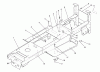 Toro 22-14OE01 (244-H) - 244-H Yard Tractor, 1991 (1000001-1999999) Ersatzteile MAIN FRAME ASSEMBLY