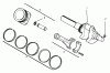 Toro 30610 (120) - Proline 120, 1993 (390001-399999) Ersatzteile CRANKSHAFT, PISTON AND RINGS