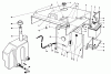 Toro 30610 (120) - Proline 120, 1993 (390001-399999) Ersatzteile HOOD, FUEL TANK & HYDRAULIC RESERVOIR ASSEMBLY