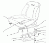 Toro 30610 (120) - Proline 120, 1995 (590001-591299) Ersatzteile SEAT ASSEMBLY