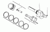 Toro 30610 (120) - Proline 120, 1995 (591300-599999) Ersatzteile CRANKSHAFT, PISTON AND RINGS