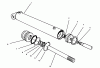 Toro 30610 (120) - Proline 120, 1995 (591300-599999) Ersatzteile HYDRAULIC LLFT CYLINDER NO. 54-0150
