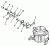 Toro 31-10K801 (310-8) - 310-8 Garden Tractor, 1990 Ersatzteile CHOKE LINKAGE
