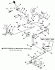 Toro 31-10K801 (310-8) - 310-8 Garden Tractor, 1990 Ersatzteile CLUTCH, BRAKE AND SPEED CONTROL LINKAGE