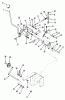 Toro 31-10K801 (310-8) - 310-8 Garden Tractor, 1990 Ersatzteile CLUTCH, BRAKE AND SPEED CONTROL LINKAGE-312-H & 416-H #1