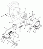 Toro 31-10K801 (310-8) - 310-8 Garden Tractor, 1990 Ersatzteile CLUTCH, BRAKE AND SPEED CONTROL LINKAGE-312-H & 416-H #2