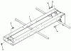 Toro 31-10K801 (310-8) - 310-8 Garden Tractor, 1990 Ersatzteile FRAME