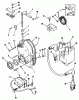 Toro 31-10K801 (310-8) - 310-8 Garden Tractor, 1990 Ersatzteile GEARCASE AND IGNITION CONTROLS