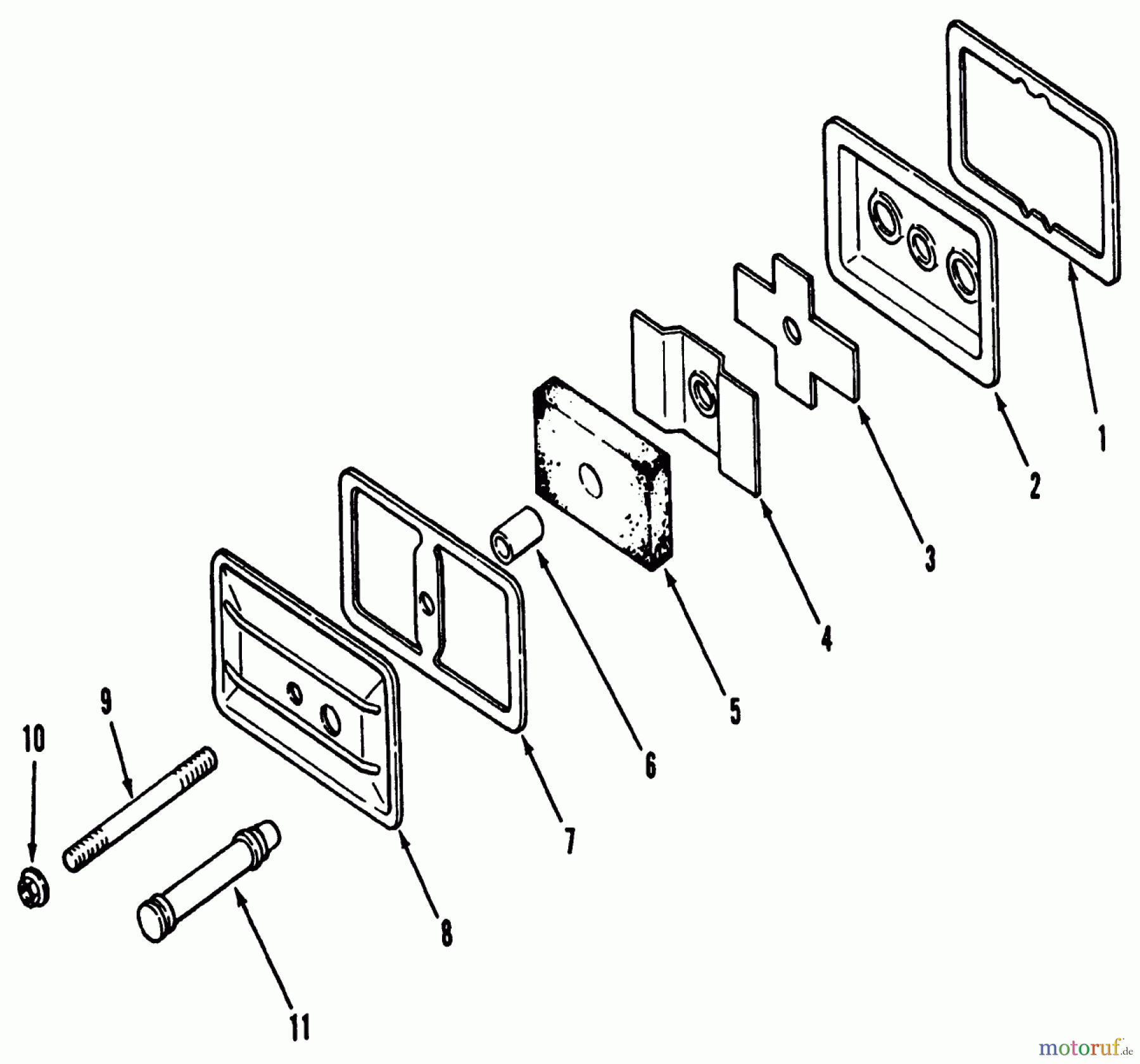  Toro Neu Mowers, Lawn & Garden Tractor Seite 1 31-10K801 (310-8) - Toro 310-8 Garden Tractor, 1990 KOHLER BREATHER & VENT