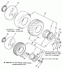 Toro 31-10K801 (310-8) - 310-8 Garden Tractor, 1990 Ersatzteile WHEELS AND TIRES