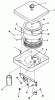 Toro 31-12K802 (312-8) - 312-8 Garden Tractor, 1991 (1000001-1999999) Ersatzteile AIR CLEANER