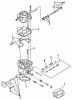 Toro 31-12K802 (312-8) - 312-8 Garden Tractor, 1991 (1000001-1999999) Ersatzteile CARBURETOR COMPONENTS