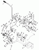 Toro 31-12K802 (312-8) - 312-8 Garden Tractor, 1991 (1000001-1999999) Ersatzteile CLUTCH, BRAKE AND SPEED CONTROL LINKAGE-312-H & 416-H #1