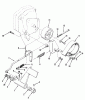 Toro 31-12K802 (312-8) - 312-8 Garden Tractor, 1991 (1000001-1999999) Ersatzteile CLUTCH, BRAKE AND SPEED CONTROL LINKAGE-312-H & 416-H #2